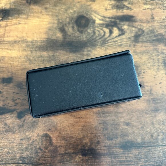 David Yurman Black Leather Jewelry Box Storage Display w/ Mirror & Drawer RARE - Picture 4 of 8